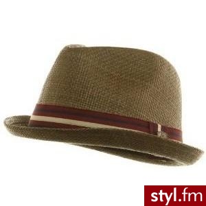 Amazon.com: Color Band Solid Straw Fedora Hat - Brown W20S59... - Polyvore. Pobrano ze strony: http://www.polyvore.com/amazon.com_color_band_solid_straw/thing?id=20817056 - Nakrycia głowy Dodatki Moda