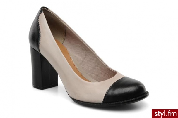 Clarks CZÓŁENKA BECCLES SKYE BY CLARKS (Szary) - Czółenka Buty Moda