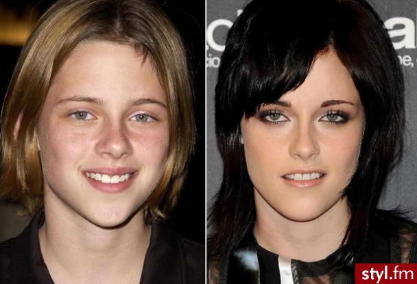Rozne. Ashley greene, Kristen Stewart, Taylor Launter , robert pattison - Średnie Fryzury