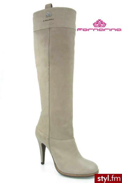 Fornarina CHANTAL SMOG CALF - Kozaki Buty Moda