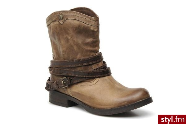 Bullboxer Półbuty i botki Jilate Brązowy - Botki Buty Moda
