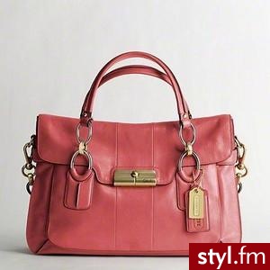 Kristin Elevated Leather Flap Satchel - Coach - Polyvore. Pobrano ze strony: http://www.polyvore.com/kristin_elevated_leather_flap_satchel/thing?id=29500274 - Pozostałe Torebki Moda