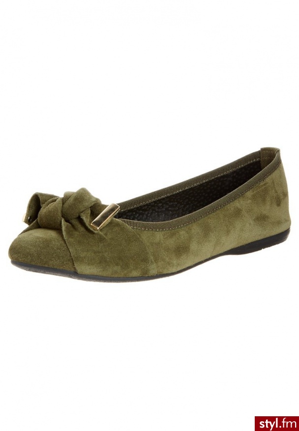zign Baleriny oliwka (4967) - Balerinki Buty Moda