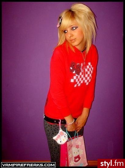 EMO Alternatywne Średnie Fryzury