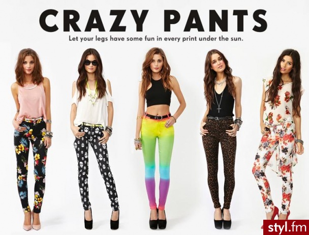 Leginsy Spodnie Moda