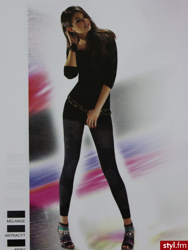 Annes Leggins 90 JUSTIN Czarny - Leginsy Spodnie Moda