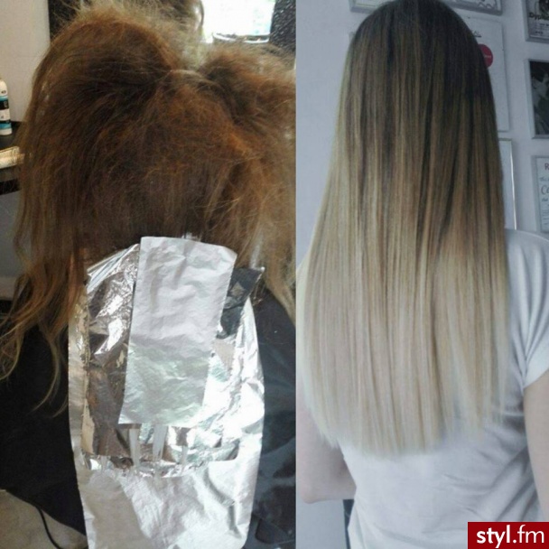 Salon Janette Chrzanów - Blond Rozpuszczone Proste Na co dzień Długie Fryzury