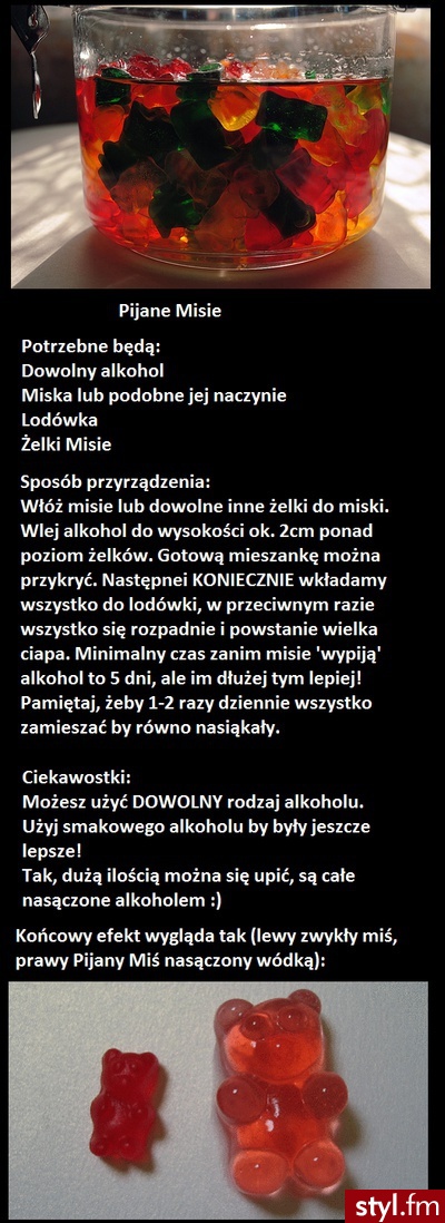 pijane misie - Porady - zrób to sam