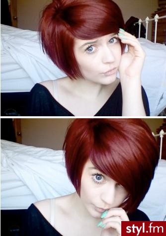 Średnie Fryzury
