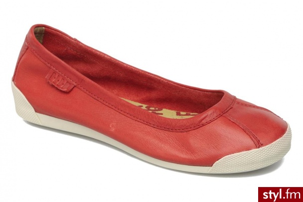 P-L-D-M Palladium Balerinki Abudabi Cash (Czerwony) - Balerinki Buty Moda