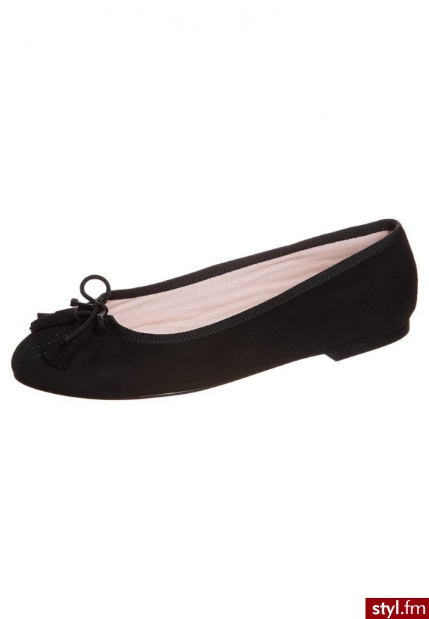 Zign Guilia Baleriny Czarny - Balerinki Buty Moda