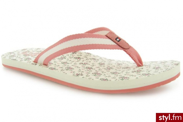 Tommy Hilfiger FLIPPER 2 STRAWBERRY ICE - Klapki Buty Moda