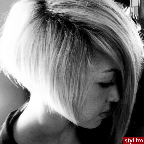 Blond Rozpuszczone Proste z grzywką Na co dzień Krótkie Fryzury