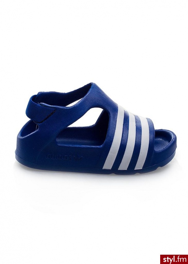 ADIDAS ORIGINALS Sandały adilette niebieski - Sandały Buty Moda