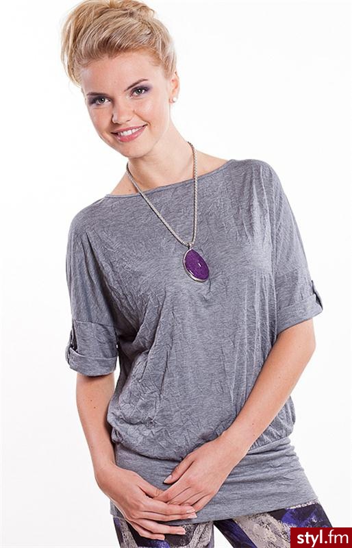 Mama i Ja odzież ciążowa Cassie tunika (szary) - Tuniki Ciuchy Moda