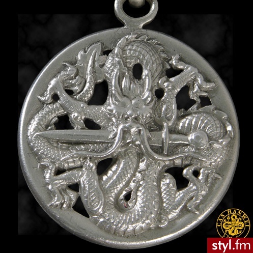 Hanwei Wisiorek Hanwei Dragon Pendant (OH3037S) - Wisiorki Biżuteria Moda