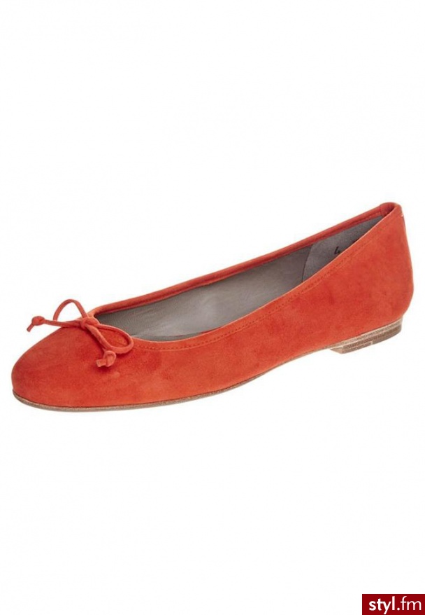 Kennel + Schmenger Baleriny pomarańczowy - Balerinki Buty Moda