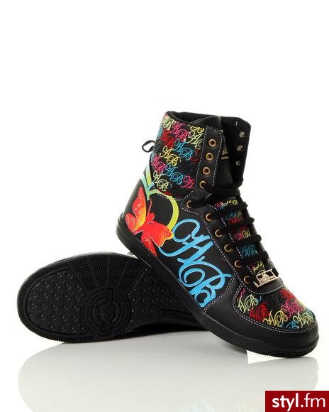 apple bottoms leah multi signature hi top - Pozostałe Buty Moda