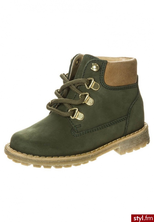 Balducci DARK Botki sznurowane zielony - Botki Buty Moda