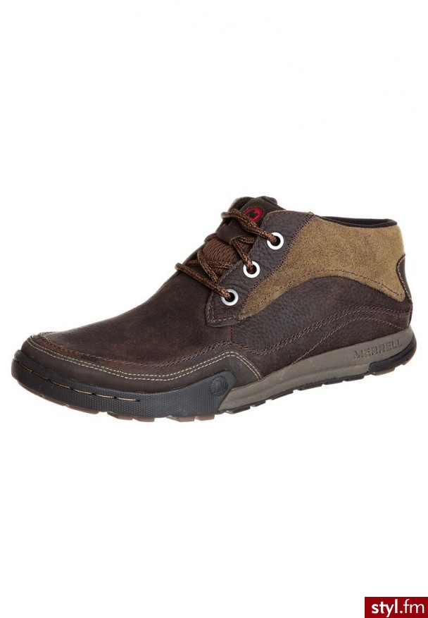 Merrell MOUNTAIN KICKS Półbuty trekkingowe brązowy - Pozostałe Buty Moda