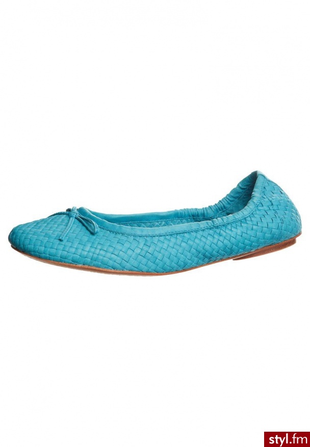 Dragon CAPRI Baleriny turkusowy - Balerinki Buty Moda