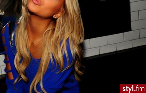 Blond Rozpuszczone Proste Na co dzień Długie Fryzury