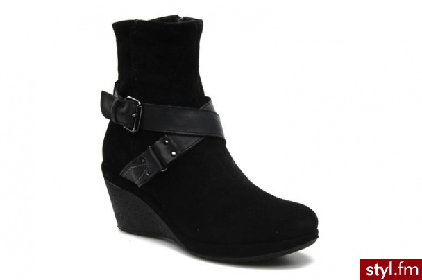 Khrio PÓŁBUTY I BOTKI DUCCIA BY KHRIO (Czarny) - Botki Buty Moda