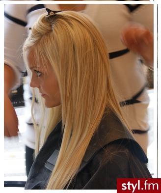 Blond Rozpuszczone Proste Na co dzień Długie Fryzury