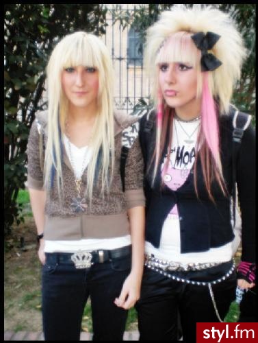 EMO Alternatywne Średnie Fryzury