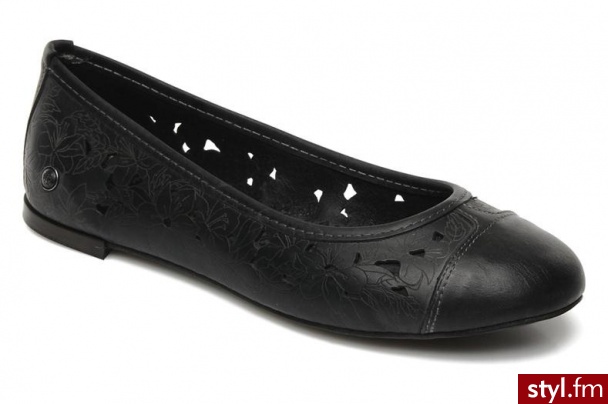 Neosens Balerinki Molinera 522 (Czarny) - Balerinki Buty Moda