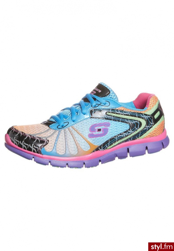 Skechers Fitness GRATIS RUNNING WILD Tenisówki i Trampki turkusowy (22241) - Sportowe Buty Moda