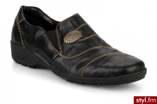 Remonte Dorndorf MOKASYNY BERTA D0535 BY REMONTE DORNDORF (Czarny) - Półbuty Buty Moda