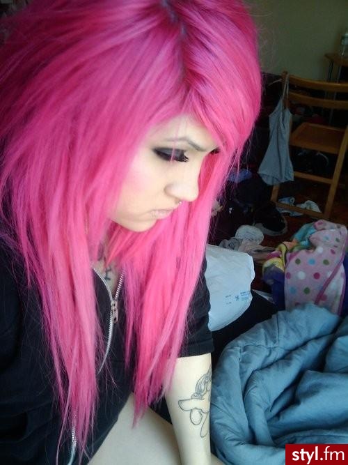 EMO Alternatywne Średnie Fryzury