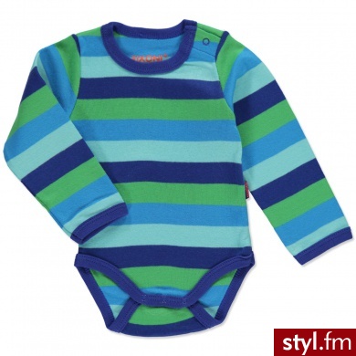 Fixoni Boys Baby Body dziecięce z długim rękawem snorkel blue - Body Bielizna Moda