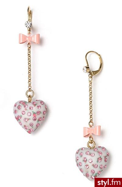 Słodkie kolczyki od Betsey Johnson. ;) Cena: $50 - Pozostałe Dodatki Moda