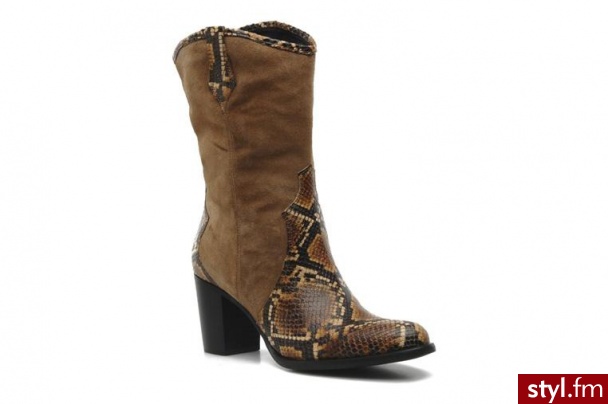 Lola Espeleta PÓŁBUTY I BOTKI ALIETTE BY LOLA ESPELETA (Brązowy) - Botki Buty Moda