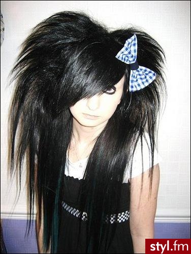 EMO Alternatywne Średnie Fryzury