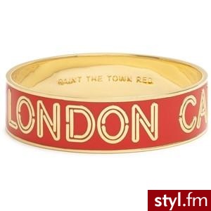 london calling idiom bangle - Kate Spade - Polyvore. Pobrano ze strony: http://www.polyvore.com/london_calling_idiom_bangle/thing?id=28763061 - Pozostałe Dodatki Moda