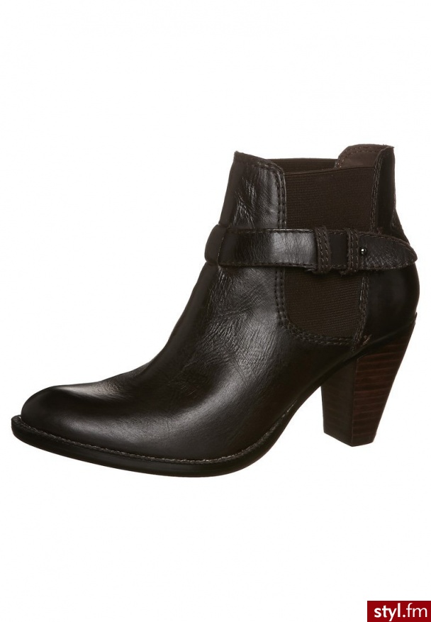 René Derhy EDELLE Botki na obcasie brązowy (74135) - Botki Buty Moda