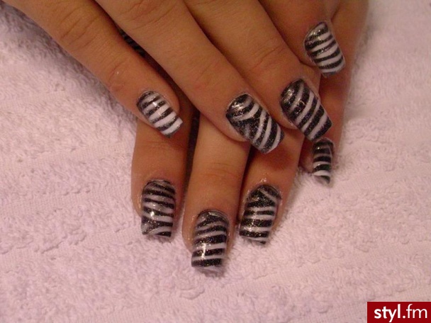 Zebra - Paznokcie