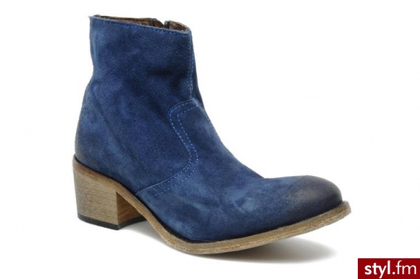 Buffalo PÓŁBUTY I BOTKI BAHIA BY BUFFALO (Niebieski) - Botki Buty Moda