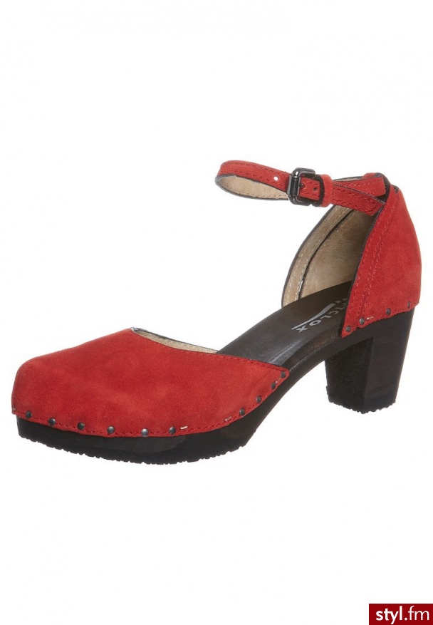 Softclox VIOLA Czółenka na platformie czerwony - Czółenka Buty Moda