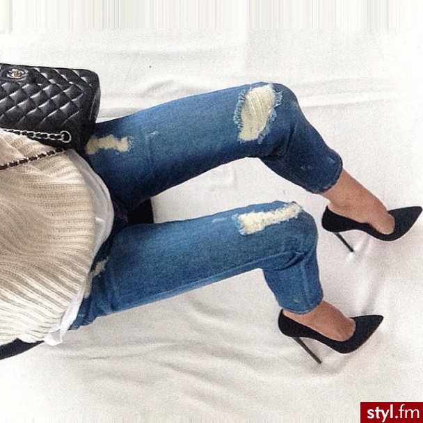 Jeansy Spodnie Moda