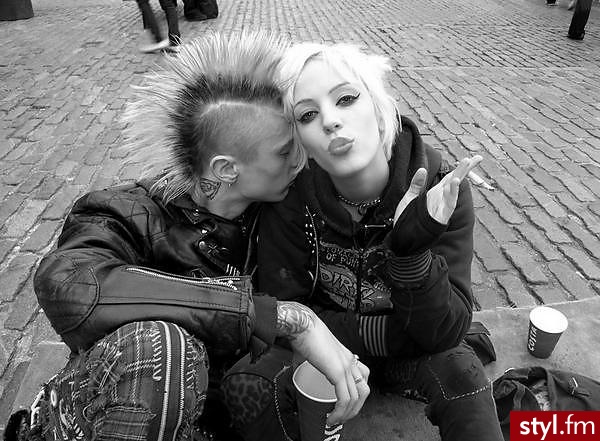 Punk Rock Alternatywne Średnie Fryzury