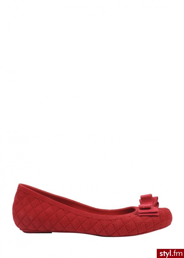 MEL Baleriny CHERRY czerwony - Balerinki Buty Moda