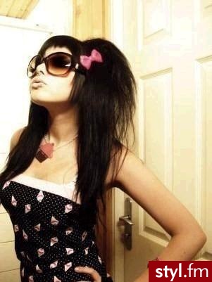 EMO Alternatywne Średnie Fryzury