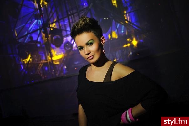 Brązowe Irokez damski Proste Na co dzień Krótkie Fryzury
