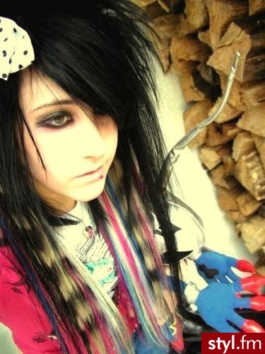 EMO Alternatywne Średnie Fryzury
