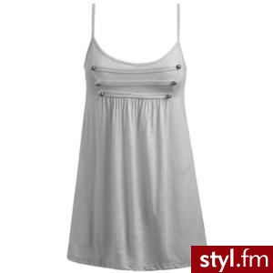 Military Buton Tank - Teen Clothing by Wet Seal - Polyvore. Pobrano ze strony: http://www.polyvore.com/military_buton_tank_teen_clothing/thing?id=16058951 - Pozostałe Ciuchy Moda