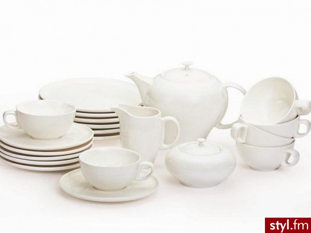 Porcelana Gerlach Bella zestaw do herbaty dla 6 os. 21 el. Bella - Pozostałe Biżuteria Moda